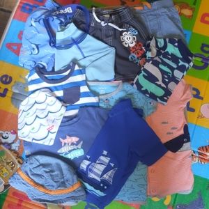 12 Piece Baby Boy 6-9 Month Summer Lot Sunglasses